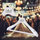 WEDDING HANGERS: ENGRAVED BRIDE, GROOM & BRIDAL PARTY HANGERS
