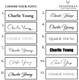 PERSONALISED HANGERS: ENGRAVED NAME, SIGNATURE OR LOGO