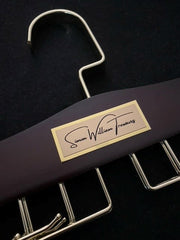 PERSONALISED HANGERS: ANY NAME OR LOGO. GIFT BOXED.
