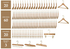 RED OAK HANGER PACKAGES: POPULAR SELECTIONS