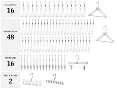 WASHED WHITE HANGER PACKAGES: POPULAR SELECTIONS