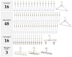 WASHED WHITE HANGER PACKAGES: POPULAR SELECTIONS