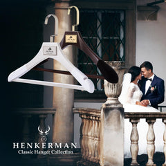 WEDDING HANGERS: Engraved High Quality Bridal Dress & Suit Hangers.