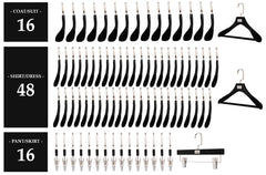 BLACK OBSIDIAN HANGER PACKAGES: Popular Mixed Sets of 10 - 100 Hangers